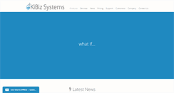Desktop Screenshot of kibizsystems.com